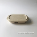 850ml 2-div-separate lid container